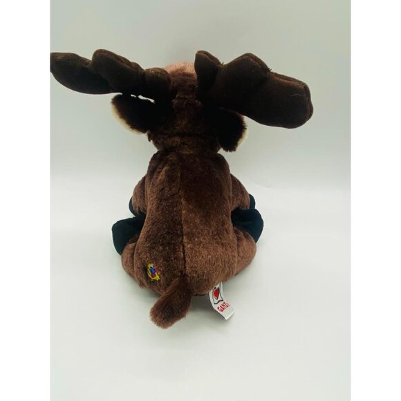 Ganz Webkinz Lot of 2, HM375 Moose and HM137 Reindeer, No Code, Names on Tags - Picture 4 of 11